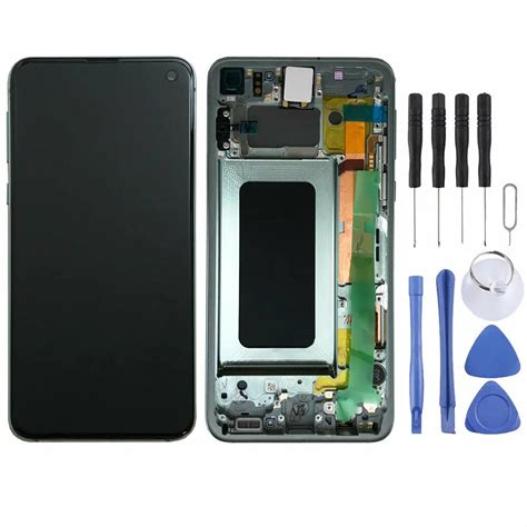 Original AMOLED LCD For SAMSUNG Galaxy S10 Display Touch Screen