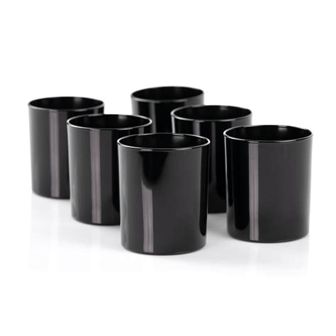 30cl Black Gloss Candle Glass Wholesale And Retail Candle Shack Uk