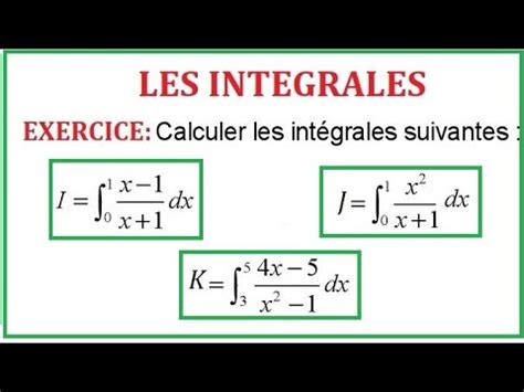 Calcul Des Int Grales La D Composition Bac Youtube