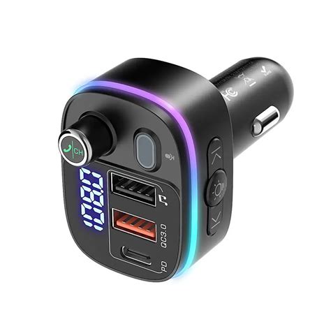 Blitzwolf Fm Transmitter Bw Bc X Usb Usb C Pd W Qc Rgb