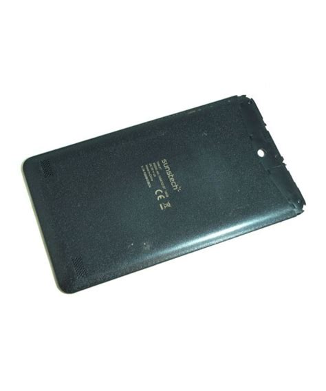 Tapa Trasera Para Sunstech Tab Qcbt Negra Original Repuestos