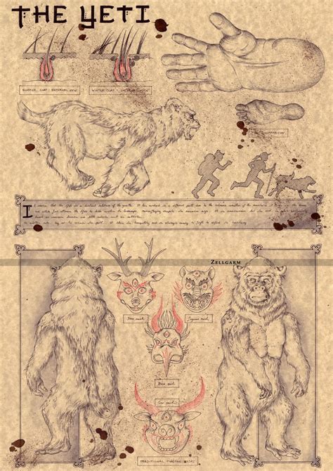 THE YETI By Zellgarm On DeviantArt Mystical Creatures Mythology