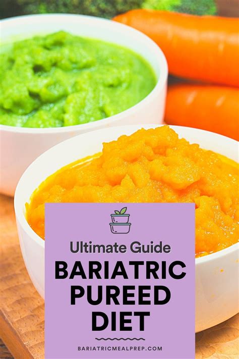 Your Guide To The Bariatric Pureed Diet Bariatric Recipes Sleeve Liquid Diet High Protein