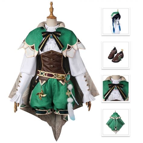 Venti Costume Genshin Impact Cosplay Suit Champion Cosplay