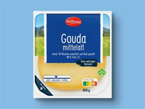 Milbona Gouda Holland Mittelalt 450 G Von Lidl Ansehen