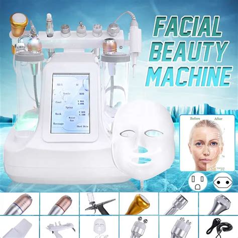 12 In 1 Hydra Dermabrasion RF BIO Light Spa Facial Machine With Water