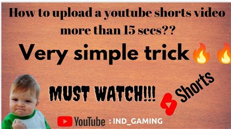 How To Upload A Youtube Short Video More Than 15 Secs Must Watch😲😲😲😲🔥