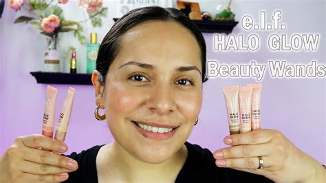 Elf Cosmetics Halo Glow Beauty Wands Review Highlighters Blush And