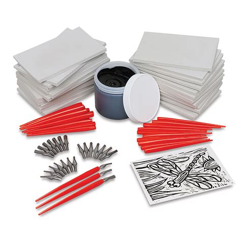 Soft Kut Classroom Block Printing Starter Kit Blick Art Materials