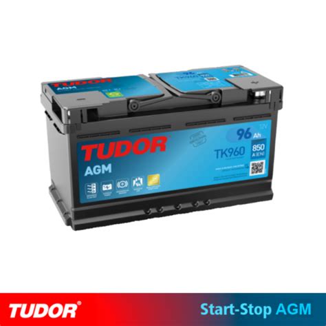 BATERÍA TUDOR AGM TK960 START STOP 96Ah 850A