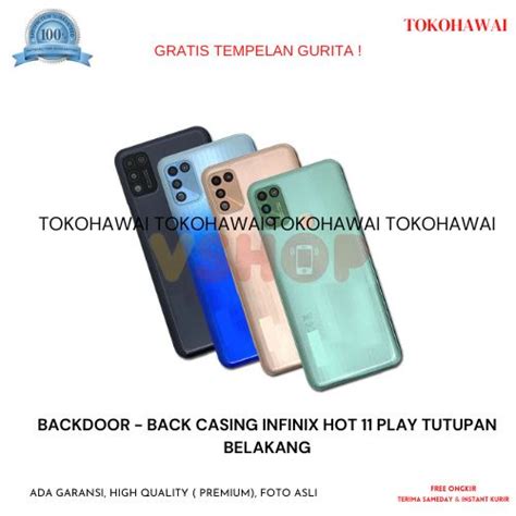 Jual Backdoor Back Casing Infinix Hot Play Tutupan Belakang Shopee Indonesia