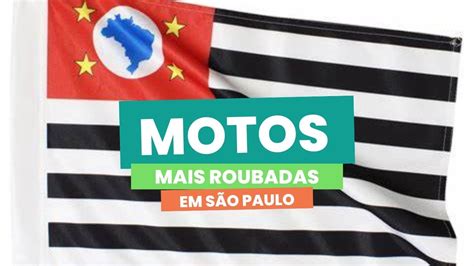 Novo As 10 motos mais roubadas em São Paulo YouTube