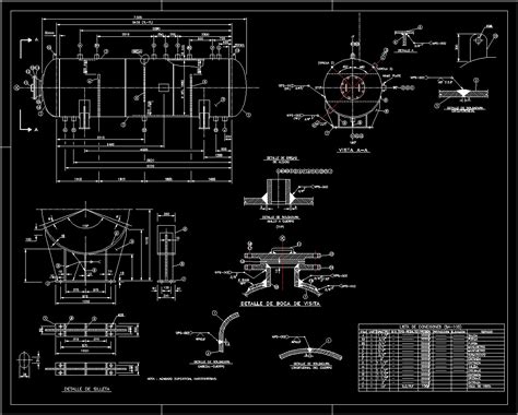 Tank Dwg Section For Autocad Designs Cad