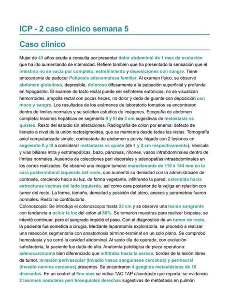 ICP 2 Caso Clinico Semana 5 Samuel 30 UDocz