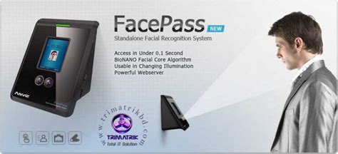 Anviz Facepass Pro Standalone Facial Recognition System Trimatrik