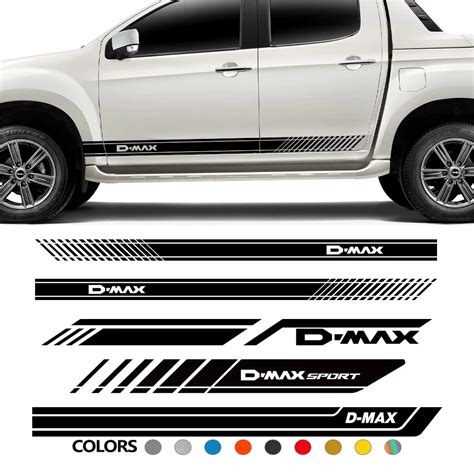 Pegatinas Laterales Para Camioneta Isuzu Dmax D Max Calcoman As De