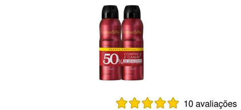 Kit Desodorante Aerosol Antitranspirante Nativa SPA Ameixa 2x75g 125ml