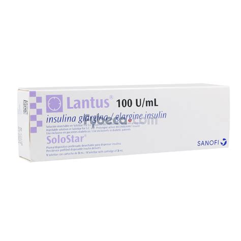 Lantus Solostar 100 Ui 3 Ml Unidad Fybeca