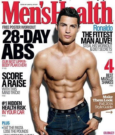 Cristiano Ronaldo S Flawless Abs Grace Men S Health Cover Celebuzz