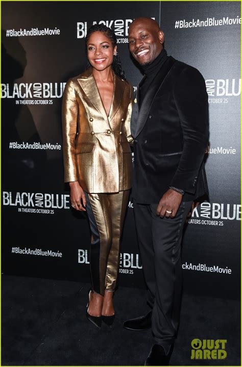 Naomie Harris Dazzles in Gold for for 'Black & Blue' Premiere with ...