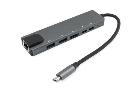 USB разветвитель (usb hub) для macbook c быстрой зарядкой на 6 портов ...
