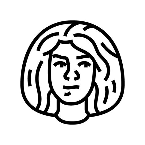 Guilt Woman Expression Line Icon Illustration 52103038 Vector Art At