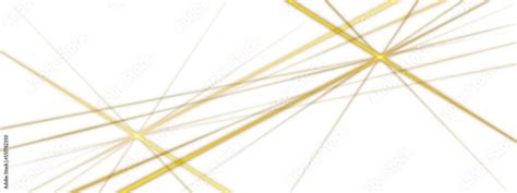 Abstract Line Art Design Background With Gold Accent Isolated Object