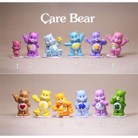 不定期更新現貨全新care Bear 彩虹熊 愛心熊 公仔 模型 特價 Care Bears超可愛彩虹熊賠本出清 蝦皮購物