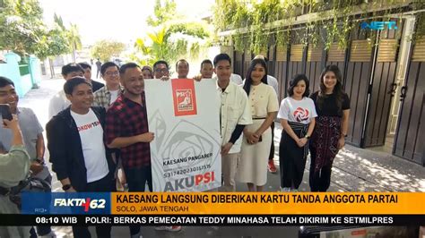 Kaesang Angkat Bicara Terkait Dirinya Resmi Bergabung Ke PSI Fakta