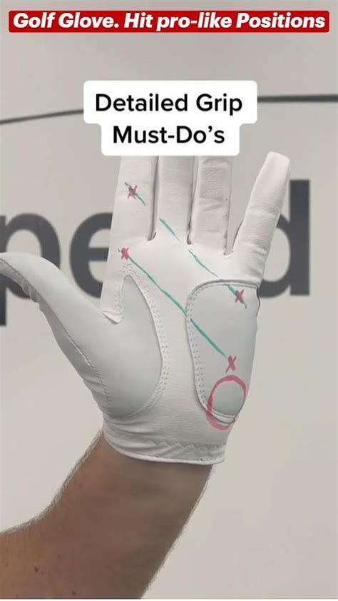 Golf Glove Hit Pro Like Positions Golf Gloves Golf Equipment Golf Tips