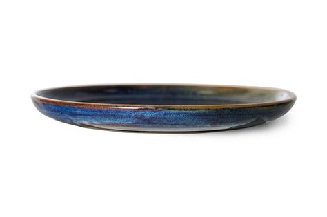 Bord Chef Ceramics Dinner Plate Rustic Blue Kklup