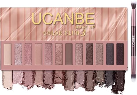 Ucanbe Color Eyeshadow Makeup Palette Naked Nude Eye Shadow Neutral Matte Shimmer Make Up