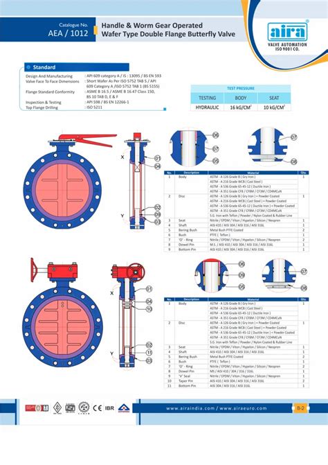 Manual Butterfly Valve Rubber Lined Wafer Type Butterfly Valve