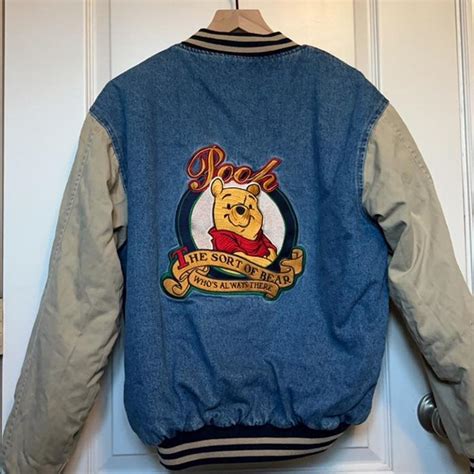 Vintage Disney Winnie The Pooh Denim Jacket Good Depop