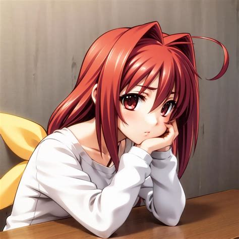 Ai Art Lora Model Kagami Sumika Muv Luv Pixai