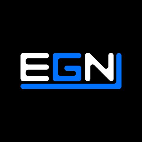 Egn Letter Logo Creative Design With Vector Graphic Egn Simple And