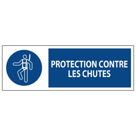 Signalétique Protection Contre Les Chutes Iso 7010 Ozc Signalétique