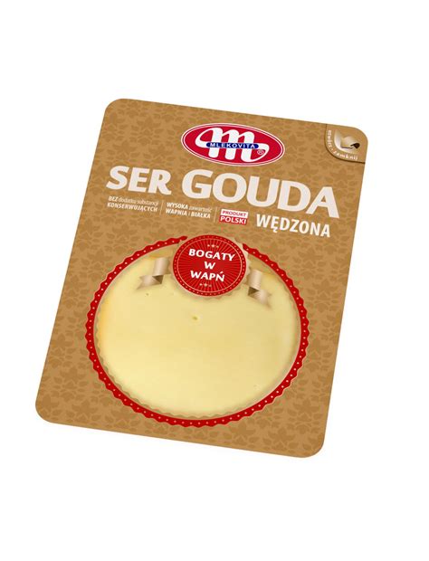 Ser Gouda wędzona plastry 150 g