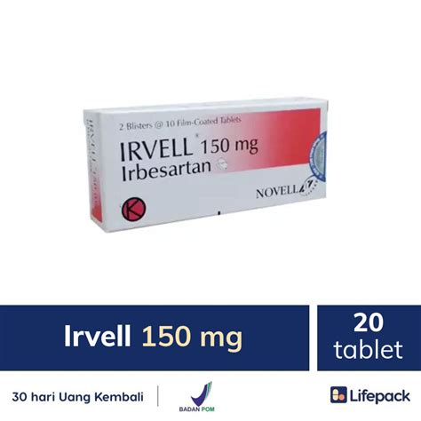 Irvell 150MG 20 Tablet - Obat Hipertensi | Lifepack.id
