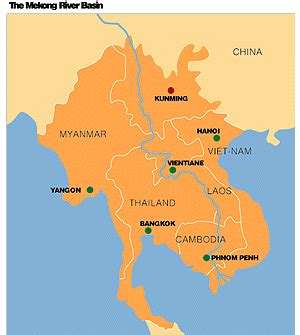 Mekong River Map