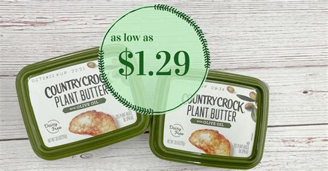 Country Crock Plant Based Butter Tubs Are Just At Kroger Reg