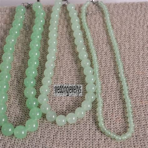 Mint Green Necklace Etsy