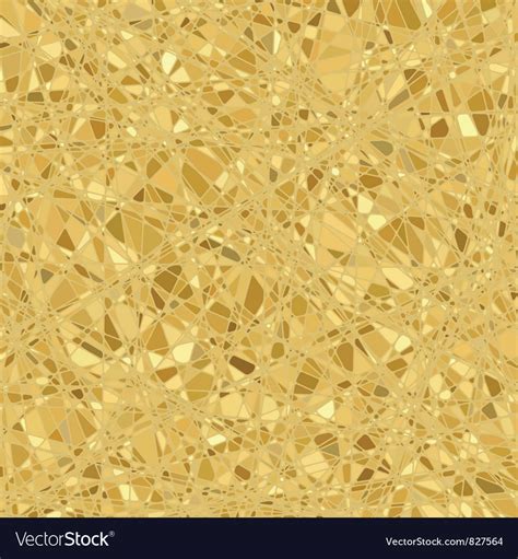 Gold Mosaic Background Royalty Free Vector Image