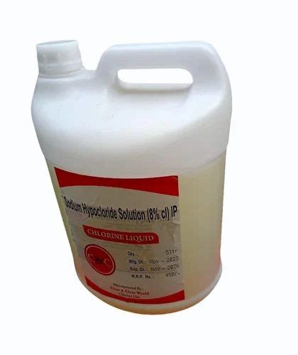 Sodium Hypochlorite Liquid Chlorine For Surface Disinfectant At Rs 150can In Lucknow