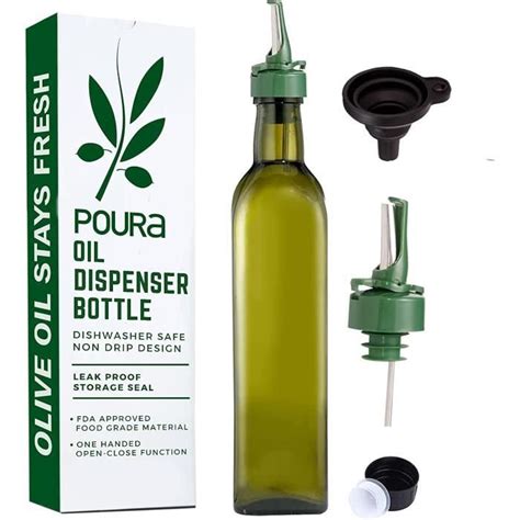 Bouteilles En Verre Pour Huiles Dolive Et Vinaigres Avec Bec Verseur