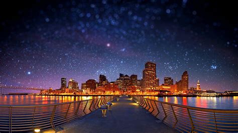 Beautiful City Nightscape Wallpapers Wallpaper Cave