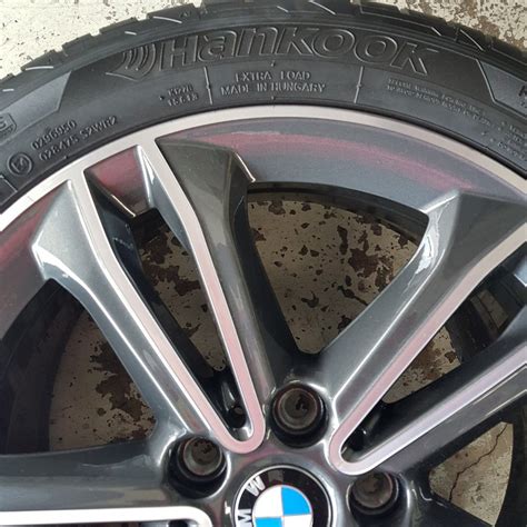 17 Bmw Original Rims Tyres 2254517 Runflat Tyres Bmw Rims Car Accessories Tyres And Rims On