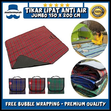 Jual Matras Besar Tikar Piknik Lipat 150 X 200 Foldable Alas Camping