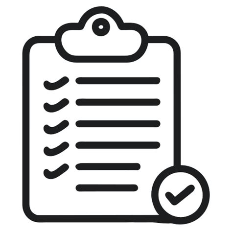 Premium Vector Checklist Icon Outline