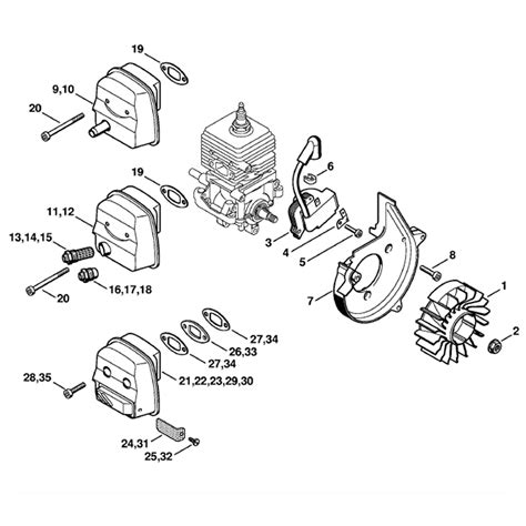 Stihl BG 65 Blower BG65DZ Parts Diagram Ignition System